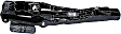 97640 Front, Driver Side Black Exterior Door Handle, With Key Hole, Help Series