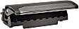 97667 Chrome Lever with Black Bezel Interior Door Handle, Without Door Lock Hole, Help Series