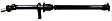 976-822 Rear Driveshaft, Rear Wheel Drive, Automatic Transmission, 52.63 in. Length