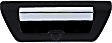 97697 Help Series Tailgate Handle and Bezel, Chrome Lever with Textured Black Bezel