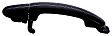97699 Driver or Passenger Side Smooth Black Exterior Door Handle, Without Key Hole, OE Solutions Series