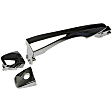 97741 Front or Rear, Driver or Passenger Side Chrome Exterior Door Handle, With Key Hole, Help Series