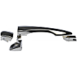 97741 Front or Rear, Driver or Passenger Side Chrome Exterior Door Handle, With Key Hole, Help Series
