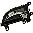 97742 Front, Driver Side Black Interior Door Handle, With Door Lock Hole, Help Series