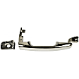97744 Rear, Passenger Side Chrome Exterior Door Handle, Without Key Hole, Help Series