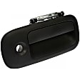 97746 Front, Passenger Side Matte Black Exterior Door Handle, With Key Hole, Help Series