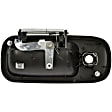 97746 Front, Passenger Side Matte Black Exterior Door Handle, With Key Hole, Help Series