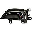 97748 Rear, Driver Side Black Interior Door Handle, Without Door Lock Hole, Help Series