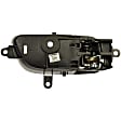 97750 Front, Driver Side Black Interior Door Handle, Without Door Lock Hole, Help Series