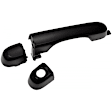 97754 Front, Driver or Passenger Side Black Exterior Door Handle, Without Key Hole, Help Series