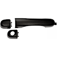 97754 Front, Driver or Passenger Side Black Exterior Door Handle, Without Key Hole, Help Series
