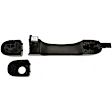 97754 Front, Driver or Passenger Side Black Exterior Door Handle, Without Key Hole, Help Series