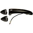 97773 Front or Rear, Driver or Passenger Side Primed Exterior Door Handle, Without Key Hole, Help Series