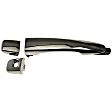 97786 Front, Driver or Passenger Side Chrome Exterior Door Handle, Without Key Hole, Help Series