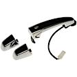 97795 Rear, Driver or Passenger Side Primed Exterior Door Handle, Without Key Hole, Help Series