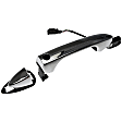 97916 Front, Passenger Side Chrome Exterior Door Handle, Without Key Hole, Help Series