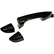 97920 Front Or Rear, Passenger Side Smooth Black Exterior Door Handle, Without Key Hole, Help Series
