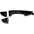 97920 Front Or Rear, Passenger Side Smooth Black Exterior Door Handle, Without Key Hole, Help Series