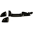 97920 Front Or Rear, Passenger Side Smooth Black Exterior Door Handle, Without Key Hole, Help Series