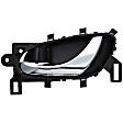 97923 Front or Rear, Driver Side Black Interior Door Handle, Without Door Lock Hole, Help Series