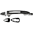 97946 Rear, Passenger Side Chrome Exterior Door Handle, Without Key Hole, Help Series