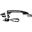 97946 Rear, Passenger Side Chrome Exterior Door Handle, Without Key Hole, Help Series