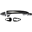 97947 Rear, Driver Side Chrome Exterior Door Handle, Without Key Hole, Help Series