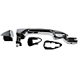 97947 Rear, Driver Side Chrome Exterior Door Handle, Without Key Hole, Help Series
