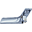 97955 Front Or Rear, Driver Side Chrome Interior Door Handle, Without Door Lock Hole, Help Series
