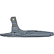97955 Front Or Rear, Driver Side Chrome Interior Door Handle, Without Door Lock Hole, Help Series