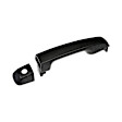 97972 Front, Driver Side Matte Black Exterior Door Handle, With Door Lock Hole, Help Series