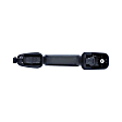 97973 Rear, Driver or Passenger Side Matte Black Exterior Door Handle, Without Door Lock Hole, Help Series