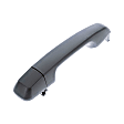 97973 Rear, Driver or Passenger Side Matte Black Exterior Door Handle, Without Door Lock Hole, Help Series