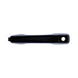 97976 Front, Driver Side Black Exterior Door Handle, With Door Lock Hole, Help Series