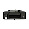 97982 Help Series Tailgate Handle and Bezel, Black Plastic With Camera Hole With Key Hole