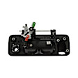 97982 Help Series Tailgate Handle and Bezel, Black Plastic With Camera Hole With Key Hole