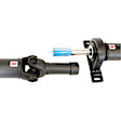 986-313 Rear Driveshaft, Four Wheel Drive, 144.0 in. Wheelbase, 96.37 in. Length