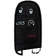 2021 Dodge Charger - Key Fob, 5 Button, Transponder Chip: Id 4A (51 Philips Hitag Aes), Oe Fcc Id: M3M-40821302, Sold Individually, OE Solutions Series