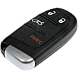 2020 Chrysler 300 - Key Fob, 4 Button, Transponder Chip: Id 4A (51 Philips Hitag Aes), Oe Fcc Id: M3M-40821302, Sold Individually, OE Solutions Series