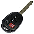 2019 Toyota Sequoia - Key Fob, 4 Button, Transponder Chip: H-Chip (75 Texas Aes), Oe Fcc Id: Gq4-52T, Sold Individually, OE Solutions Series