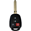 2019 Toyota Sequoia - Key Fob, 4 Button, Transponder Chip: H-Chip (75 Texas Aes), Oe Fcc Id: Gq4-52T, Sold Individually, OE Solutions Series