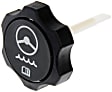 99977 Help Series Power Steering Reservoir Cap - Black, Plastic, Sold Individually