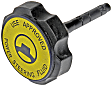 99978 Help Series Power Steering Reservoir Cap - Black, Plastic, Sold individually