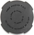99979 Help Series Power Steering Reservoir Cap - Black, Plastic, Sold individually