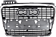 2005-2009 Audi A4 - Grille Assembly, Chrome Shell with Gray Insert
