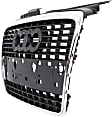 2005-2009 Audi A4 - Grille Assembly, Chrome Shell with Gray Insert