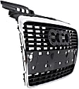 2005-2009 Audi A4 - Grille Assembly, Chrome Shell with Gray Insert