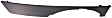 Front, Passenger Side, Upper Fog Light Trim, Black
