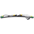 Rear, Driver Side Power Window Regulator, Without Motor