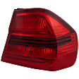 2007-2008 BMW 335i - Passenger Side, Outer Tail Light, without Bulb, Halogen, Red Lens, Base Model, Sedan